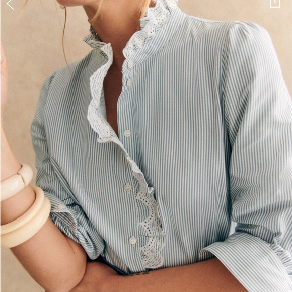 Sezane Tops - Sezane Chlo Blouse, EUC